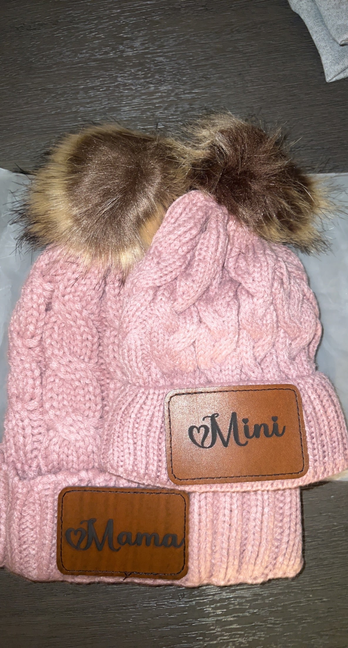 Patch beanies set