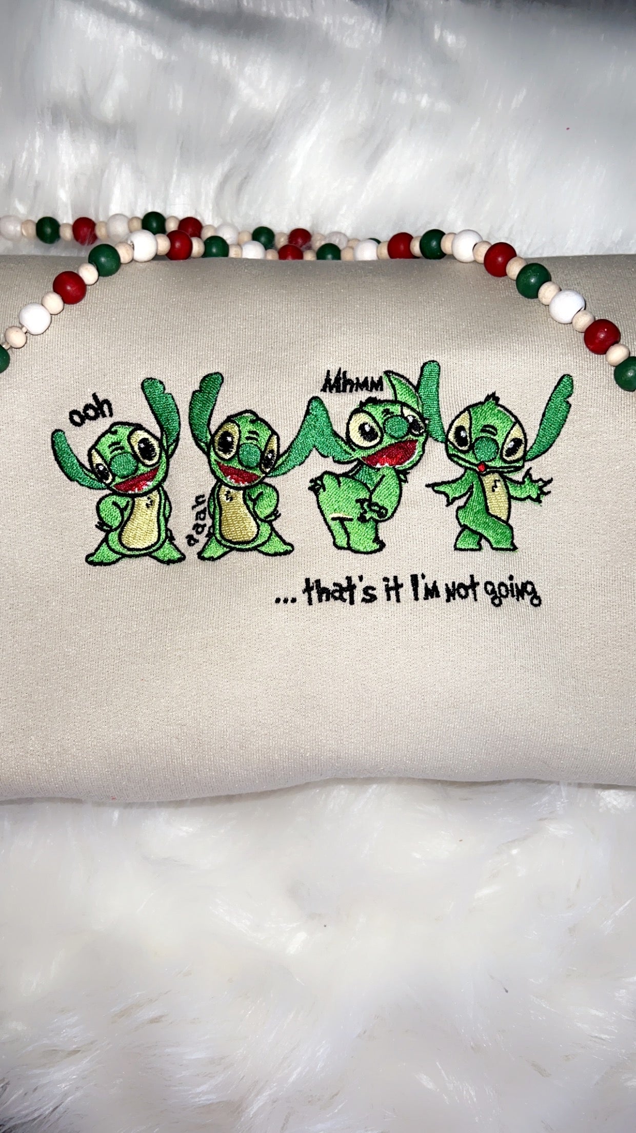 Stitch grinch