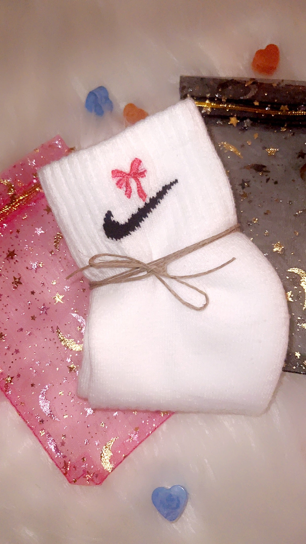 Embroidered Nike Socks