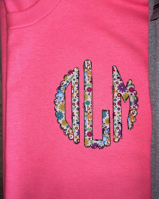 Monogram tee